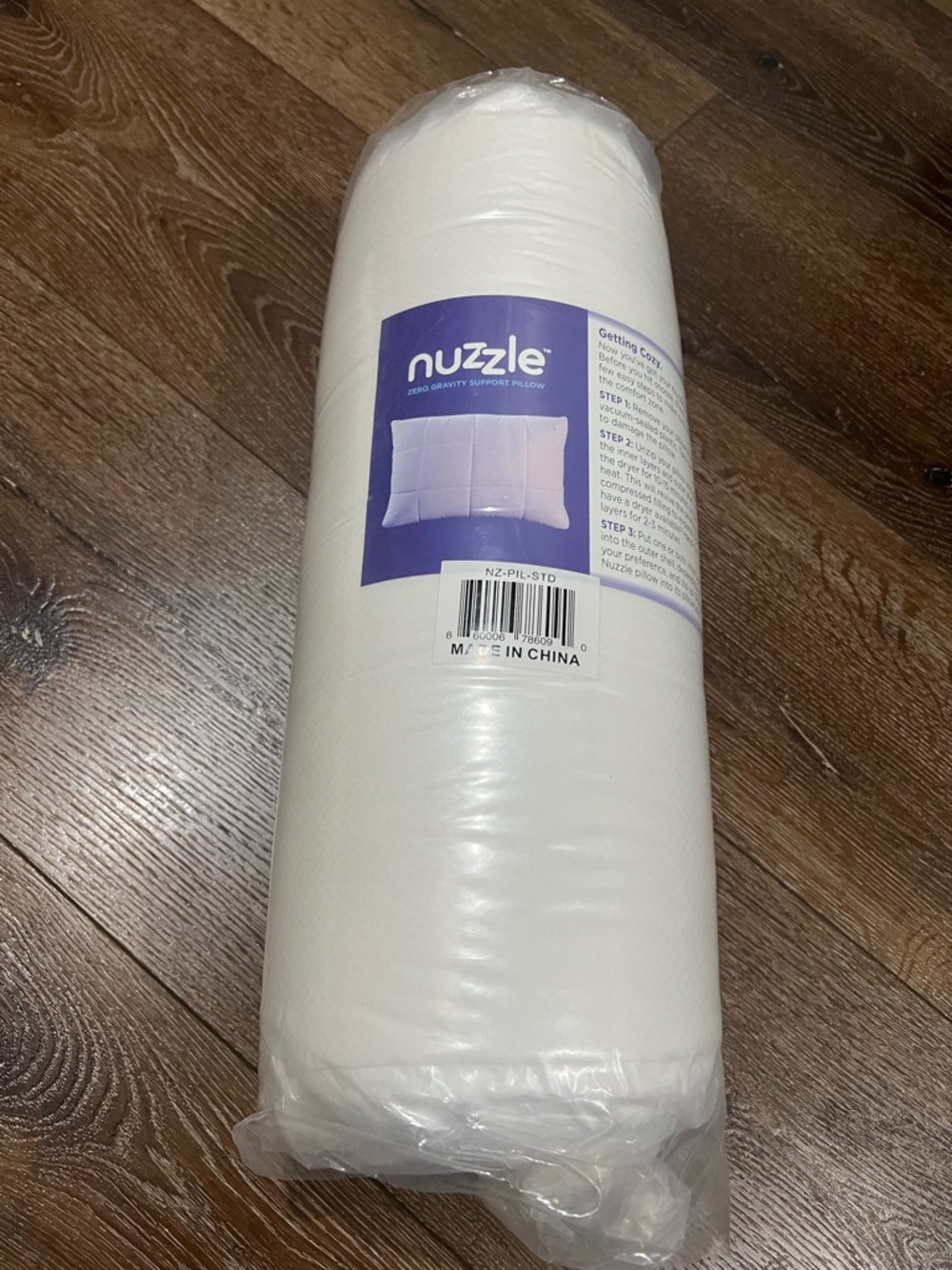 NWT Nuzzle zero gravity support pillow White / standard - Picture 6 of 6